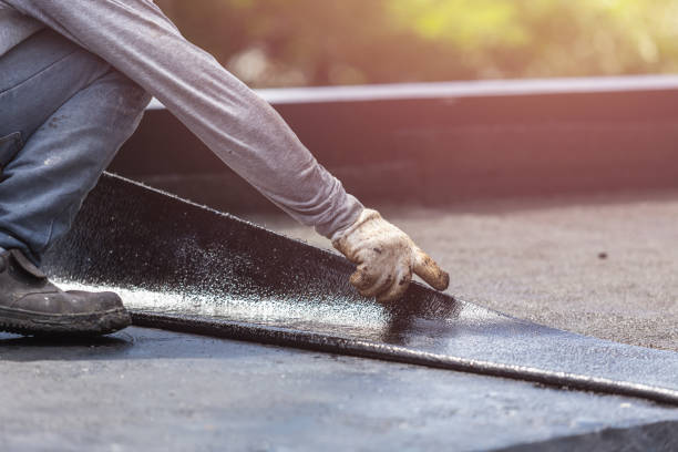 Professional Basement Waterproofing technician working in Medina, NY